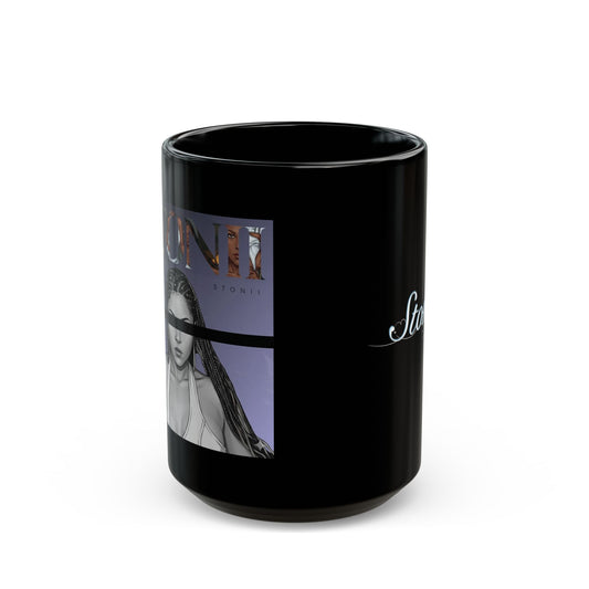 Stonii Album Ceramic Mug | Black | 11oz, 15oz