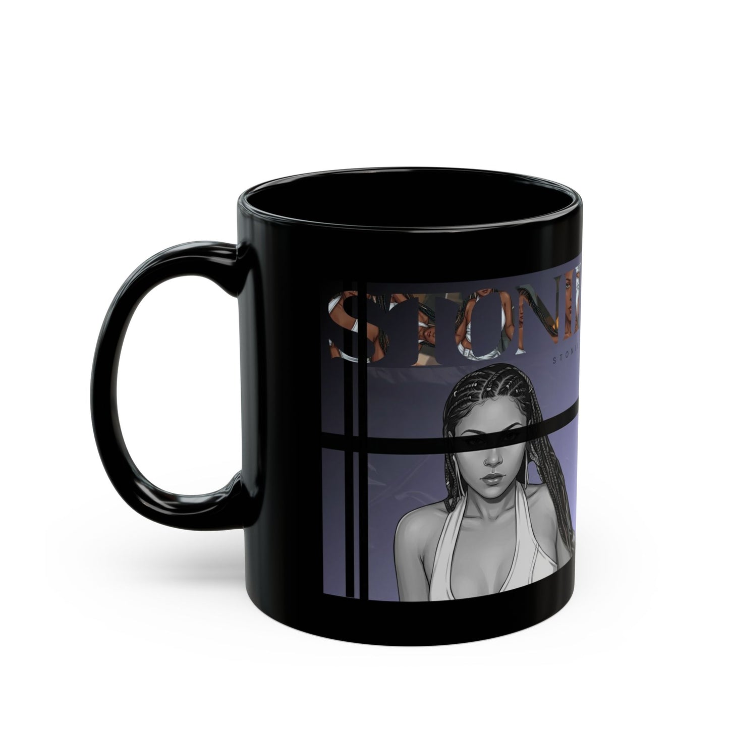 Stonii Album Ceramic Mug | Black | 11oz, 15oz