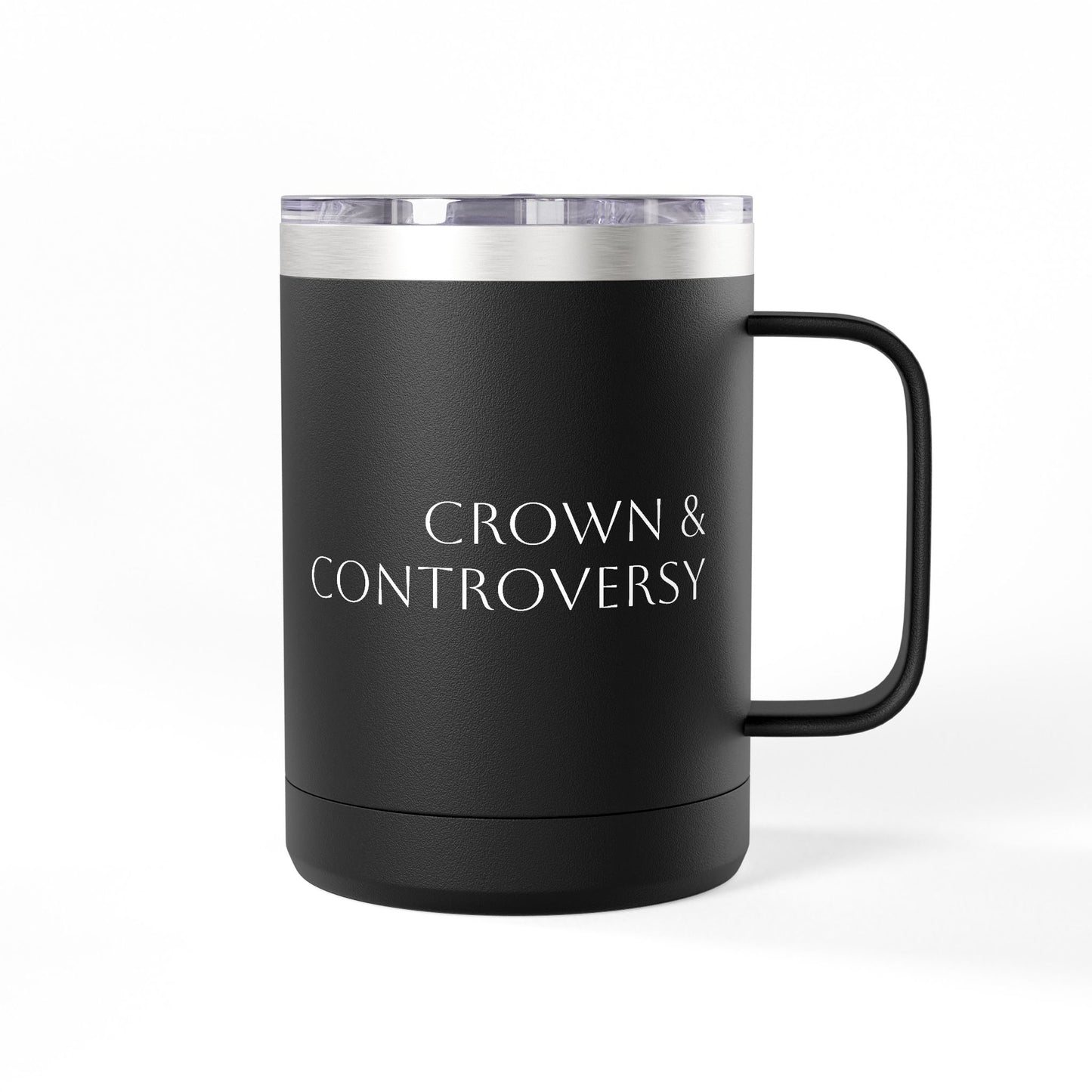 Princess Stonii 15oz Insulated Coffee Tumbler Mug | | White | Black