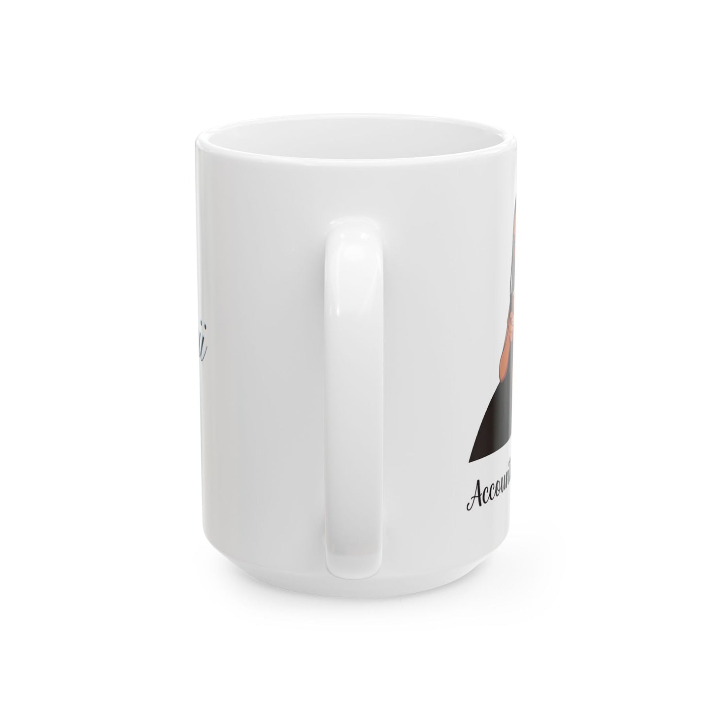 Stonii - Accountabili-tea Ceramic Mug | White | 11oz, 15oz