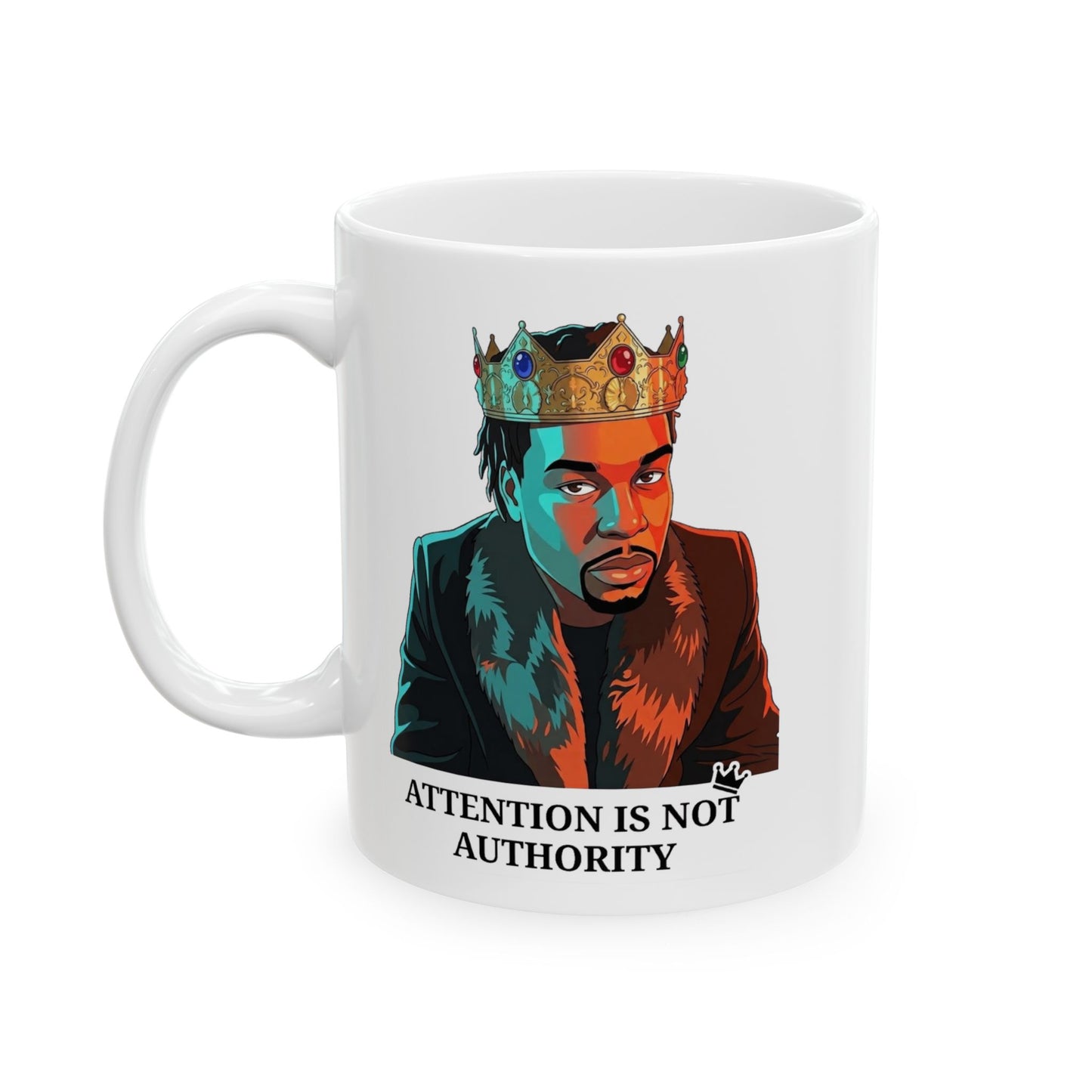 King Don Ceramic Mug | White | 11oz, 15oz