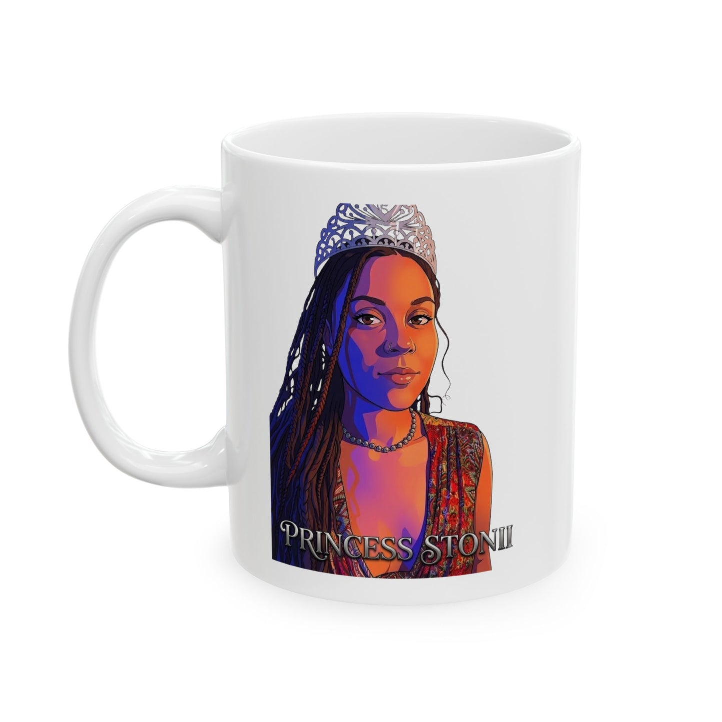 Princess Stonii Ceramic Mug | White | 11oz, 15 oz