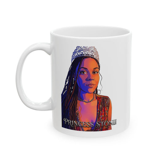 Princess Stonii Ceramic Mug | White | 11oz, 15 oz
