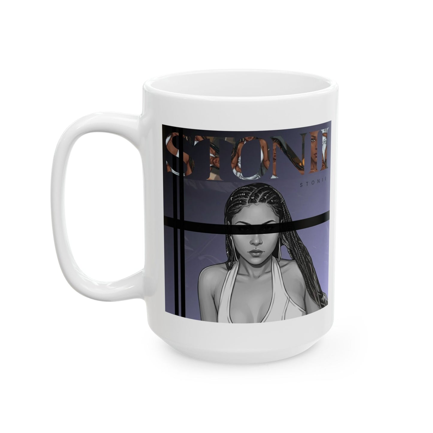 Stonii Album Ceramic Mug | White | 11oz, 15oz