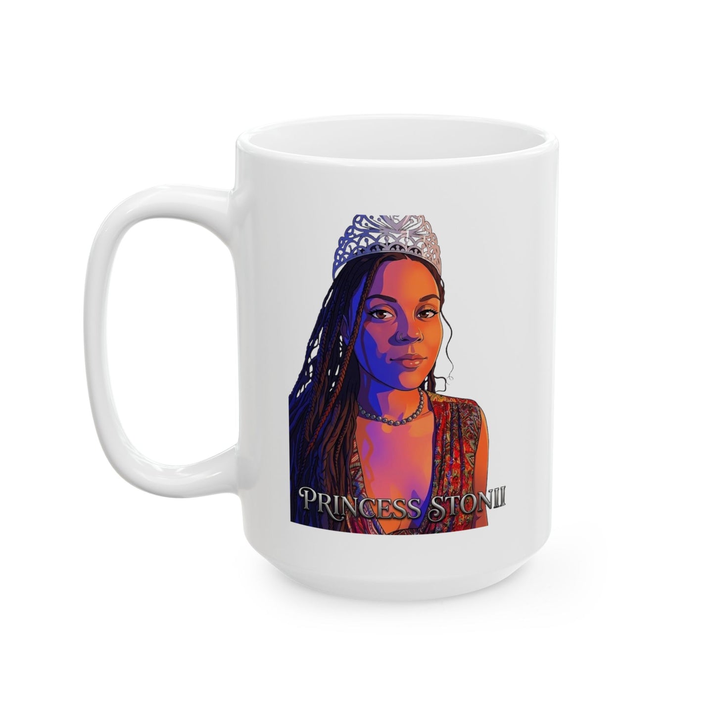 Princess Stonii Ceramic Mug | White | 11oz, 15 oz