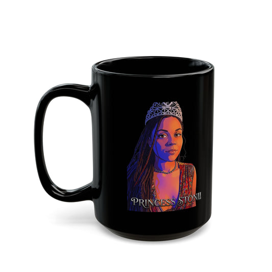 Princess Stonii Ceramic Mug | Black | 11oz, 15oz