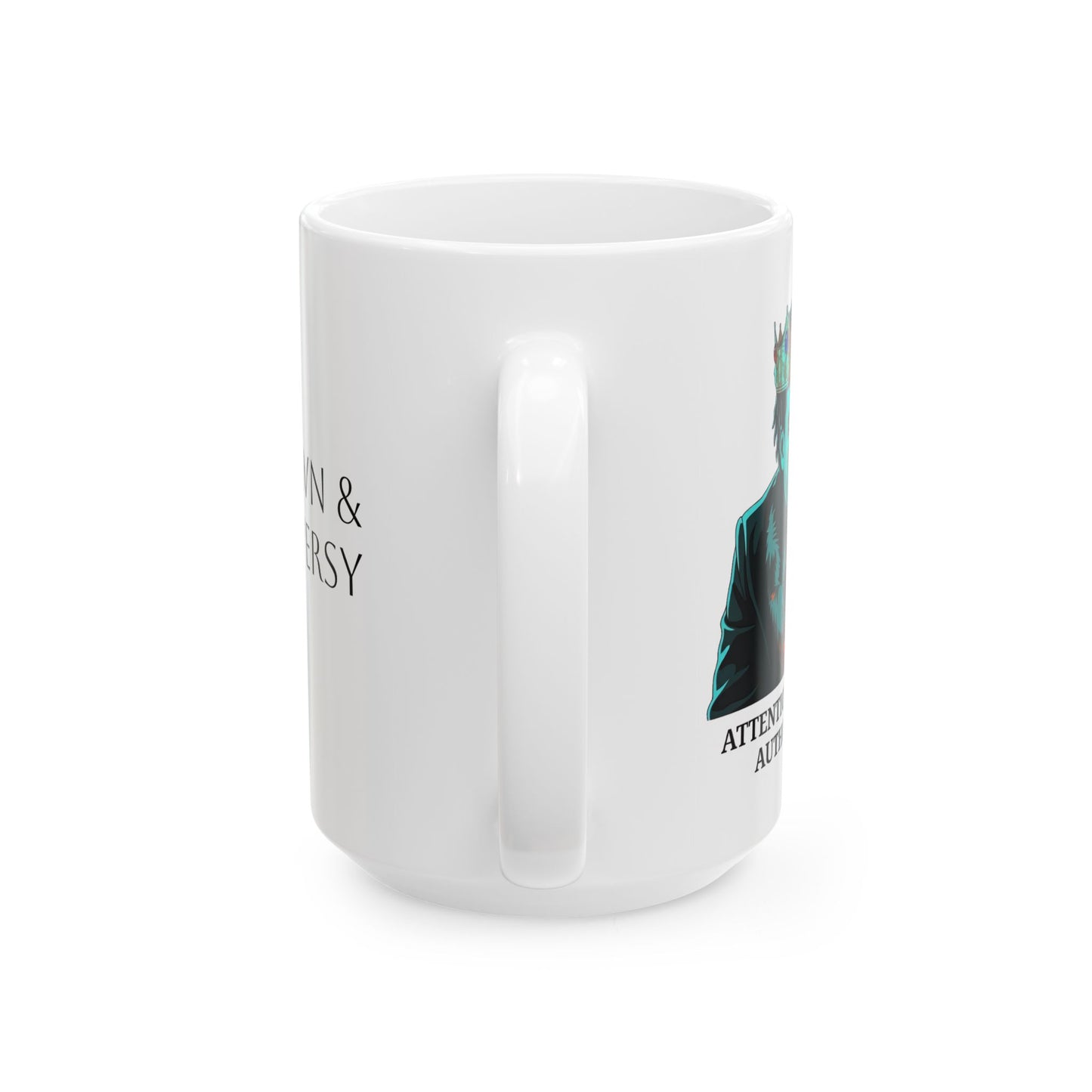 King Don Ceramic Mug | White | 11oz, 15oz