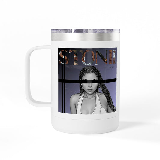Stonii Album 15oz Insulated Coffee Tumbler Mug