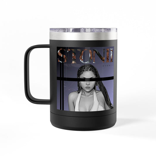 Stonii Album 15oz Insulated Coffee Tumbler Mug