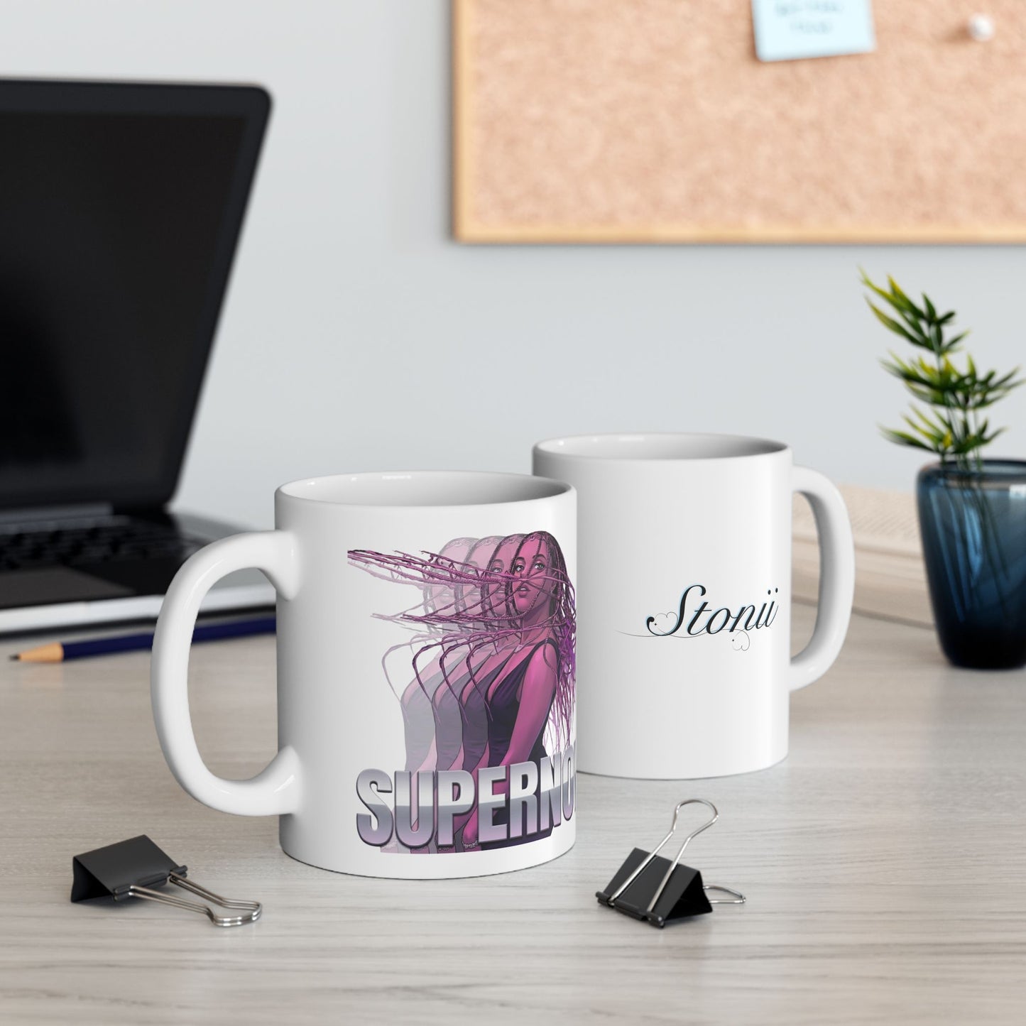 Stonii - Supernova Ceramic Mug | White | 11oz