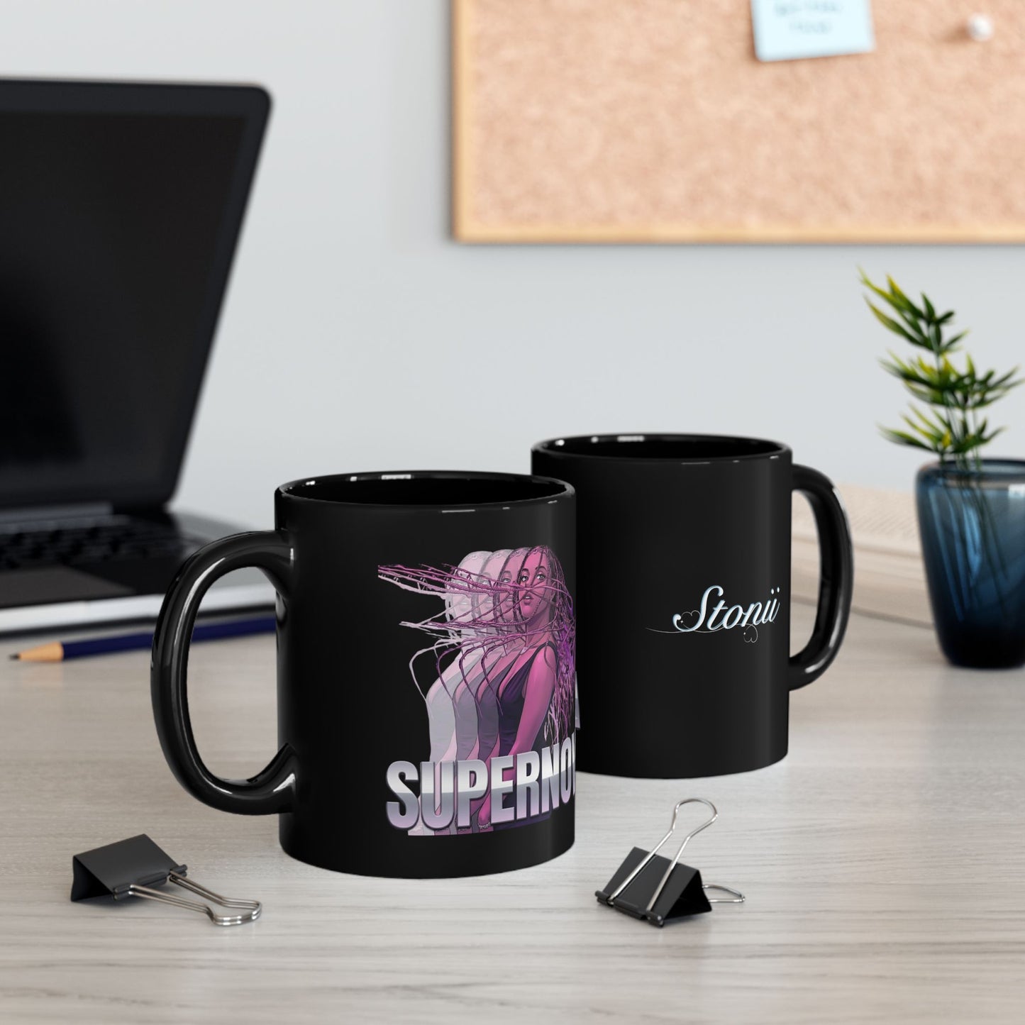 Stonii - SUPERNOVA Album Ceramic Mug | Black | 11oz, 15oz
