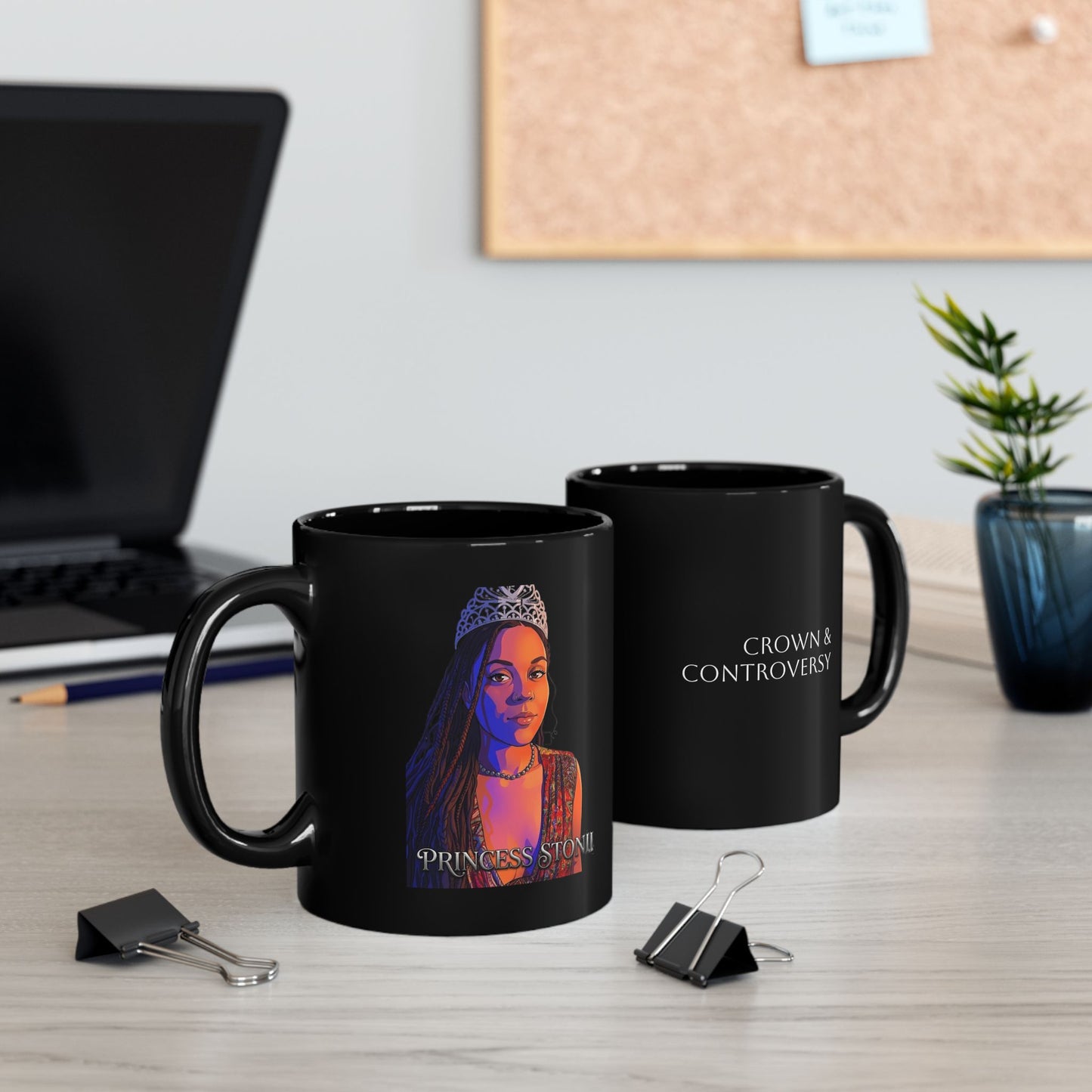 Princess Stonii Ceramic Mug | Black | 11oz, 15oz