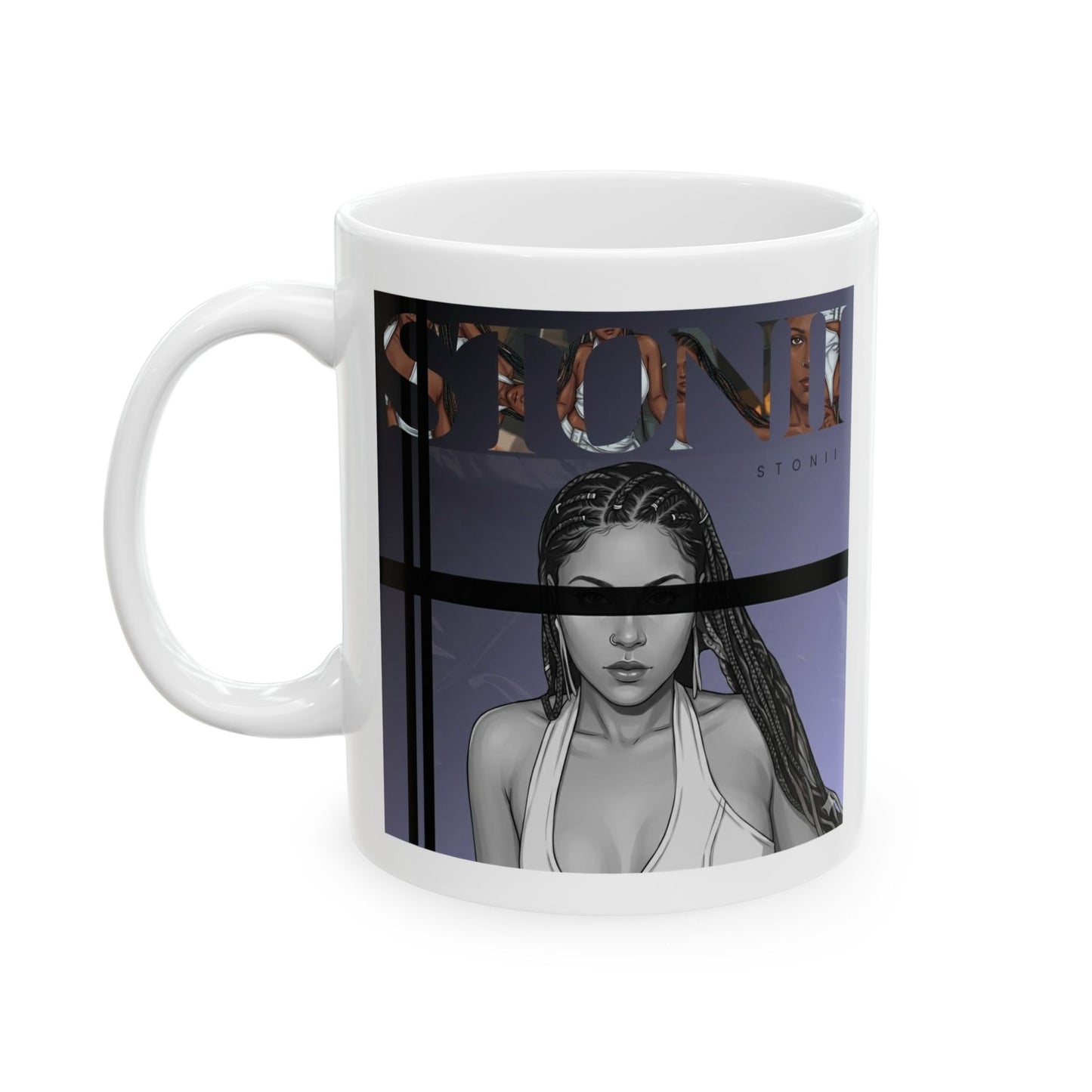 Stonii Album Ceramic Mug | White | 11oz, 15oz